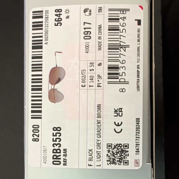 Ray-Ban Aviator Sunglasses - Brown Gradient - Picture 2 of 4